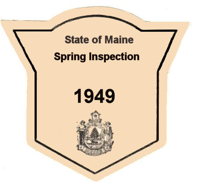 (image for) 1949 Maine Spring inspection